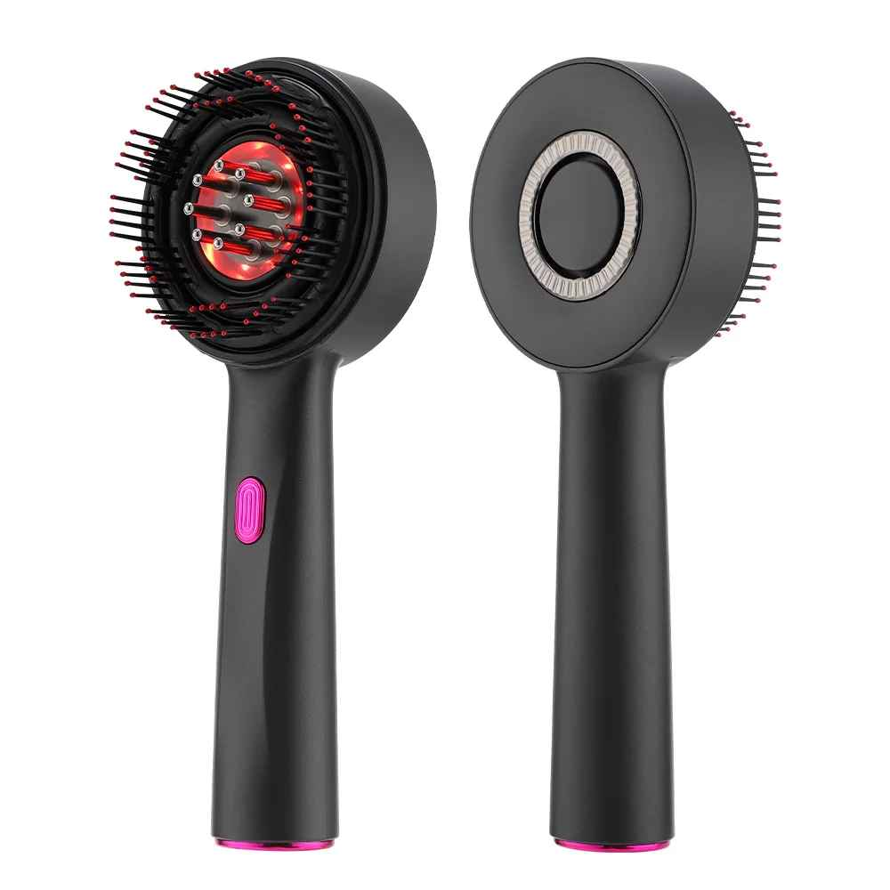 Red Light Vibration Head Massager & Oil Applicator